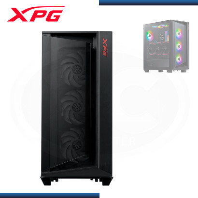 CASE XPG CRUISER BLACK SIN FUENTE VIDRIO TEMPLADO USB 3.1/USB 3.0 (PN:CRUISERST-BKCWW)