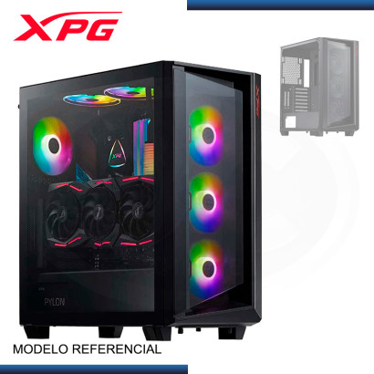 CASE XPG CRUISER BLACK SIN FUENTE VIDRIO TEMPLADO USB 3.1/USB 3.0 (PN:CRUISERST-BKCWW)