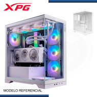 CASE XPG INVADER X WHITE SIN FUENTE VIDRIO TEMPLADO USB 3.2 (PN:INVADERXMT-WHCWW)