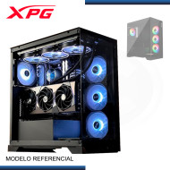 CASE XPG INVADER X BLACK SIN FUENTE VIDRIO TEMPLADO USB 3.2 (PN:INVADERXMT-BKCWW)