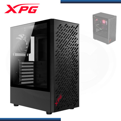 CASE XPG VALOR AIR BLACK SIN FUENTE VIDRIO TEMPLADO USB 3.2 (PN:VALORAIRMT-BKC)