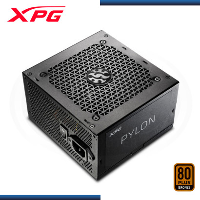 FUENTE XPG PYLON 650W 80 PLUS BRONZE BLACK (PN:75260129)