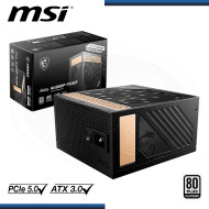 FUENTE MSI MEG Ai1300P 1300W 80 PLUS PLATINUM FULL MODULAR (PN:306-7ZP4A12-CE0)