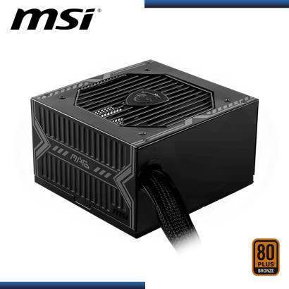 FUENTE MSI MAG A750BN BLACK 750W 80 PLUS BRONZE (PN:306-7ZP2B23-CEO)