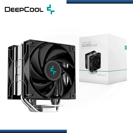 DEEPCOOL AG400 PLUS BLACK REFRIGERACION AIRE AMD/INTEL (PN:R-AG400-BKNNMD-G)