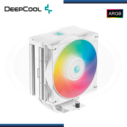 DEEPCOOL AG400 DIGITAL WH ARGB WHITE REFRIGERACION AIRE AMD/INTEL (PN:R-AG400-WHADMN-G-1)