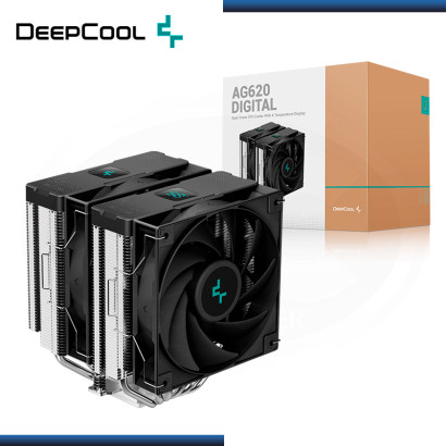 DEEPCOOL A620 DIGITAL BLACK REFRIGERACION AIRE AMD/INTEL (PN:R-AG620-BKNDMN-G-1)