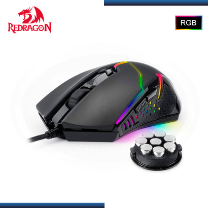 MOUSE REDRAGON CENTROPHORUS M601-RGB 7200 DPI BLACK USB