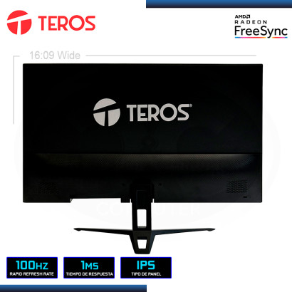 MONITOR LED 21.5" TEROS TE-2123S 1920X1080 HDMI VGA 1MS/100Hz/FREESYNC