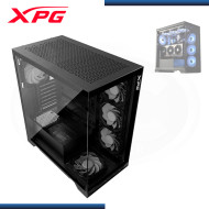 CASE XPG INVADER X BLACK SIN FUENTE VIDRIO TEMPLADO USB 3.2 (PN:INVADERXMT-BKCWW)