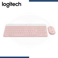 KIT LOGITECH MK470 SLIM ROSE WIRELESS TECLADO + MOUSE (PN:920-011312)