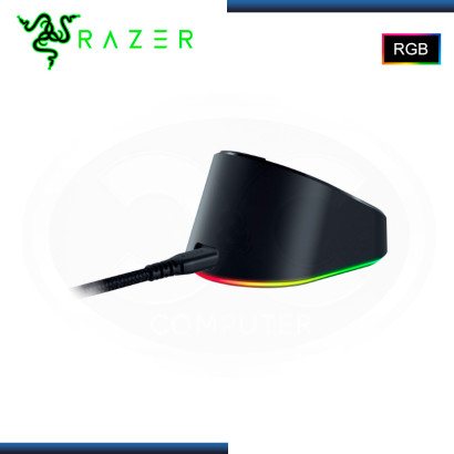 CARGADOR DE BASE MOUSE RAZER DOCK PRO RGB + WIRELESS CHARGING PUCK (PN:RZ81-01990100-B3M1)