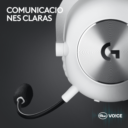 AUDIFONO LOGITECH G PRO X 2 WHITE LIGHTSPEED WIRELESS CON MICROFONO (PN:981-001268)