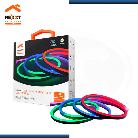 CINTA LED NEON INTELIGENTE NEXXT RGBIC WI-FI 5 METROS (PN:NHB-S614)