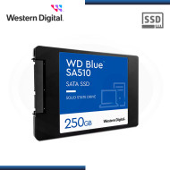 SSD 250GB WESTERN DIGITAL BLUE SA510 SATA 6GB/s  2.5" (PN:WDS250G3B0A-00AXR0)