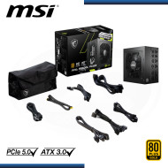 FUENTE MSI MAG A850GL 850W 80 PLUS GOLD FULL MODULAR (PN:306-7ZP8A23-CE0)