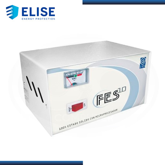 ESTABILIZADOR SOLIDO ELISE FASE FES-10 1000VA 4 TOMAS x 220V/ 1 TOMA x 110V