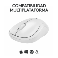 MOUSE LOGITECH M240 SILENT WHITE BLUETOOTH (PN:910-007116)