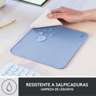 MOUSE PAD LOGITECH STUDIO ANTI-SALPICADURAS BLUE GRAY 200x230mm (PN:956-000038)