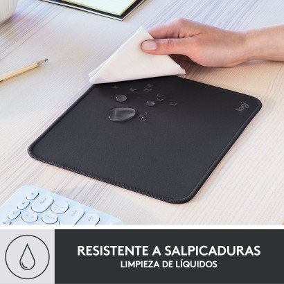 MOUSE PAD LOGITECH STUDIO ANTI-SALPICADURAS GRAPHITE 200x230mm (PN:956-000035)