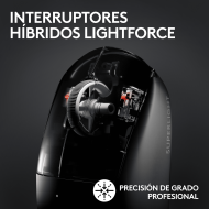 MOUSE LOGITECH G PRO X SUPERLIGHT 2 BLACK LIGHTSPEED WIRELESS (PN:910-006628)