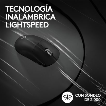 MOUSE LOGITECH G PRO X SUPERLIGHT 2 BLACK LIGHTSPEED WIRELESS (PN:910-006628)