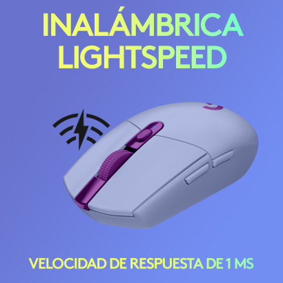 MOUSE LOGITECH G G305 LIGHTSPEED WIRELESS LILA USB (PN:910-006020)