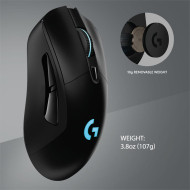 MOUSE LOGITECH G703 GAMING LIGHTSPEED RGB WIRELESS BLACK (PN:910-005638)