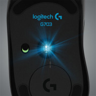 MOUSE LOGITECH G703 GAMING LIGHTSPEED RGB WIRELESS BLACK (PN:910-005638)