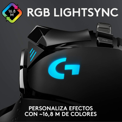 MOUSE LOGITECH G G502 HERO LIGHTSYNC RGB GAMING USB BLACK (PN:910-005469)