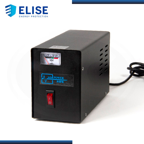 ESTABILIZADOR ELISE IEDA POWER SAFE LCR15-4.5% SOLIDO 1.5KVA 4 TOMAS A 220VAC