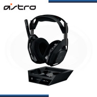 AUDIFONO ASTRO A50 X BLACK LIGHTSPEED CON MICROFONO WIRELESS BT COMPATIBLE PS5 PC XBOX + ESTACION BASE (PN:939-002126)