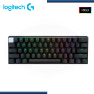 TECLADO LOGITECH G PRO X 60 BLACK LIGHTSPEED RGB TÁCTIL WIRELESS BLUETOOTH (PN:920-011902)