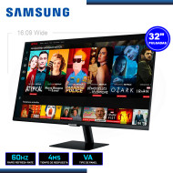 MONITOR LED SMART M5 32" SAMSUNG LS32CM502ELXPE 1920x1080 HDMI 4MS/60Hz