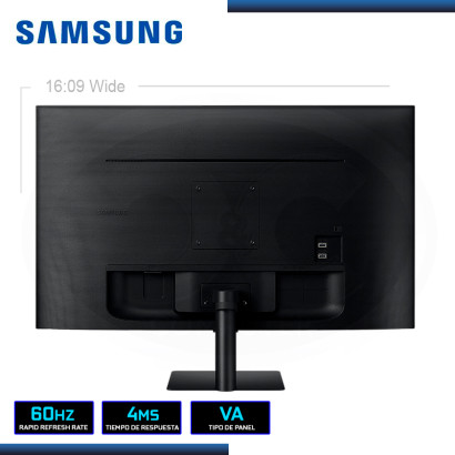 MONITOR LED SMART M5 32" SAMSUNG LS32CM502ELXPE 1920x1080 HDMI 4MS/60Hz