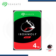 DISCO DURO 4TB SEAGATE IRONWOLF NAS (PN:ST4000VN006)