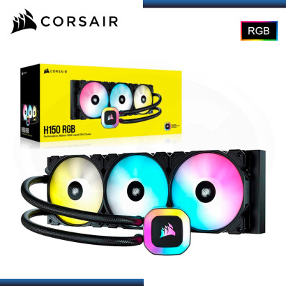 CORSAIR H150 BLACK RGB REFRIGERACION LIQUIDO AMD/INTEL (PN:CW-9060054-WW)