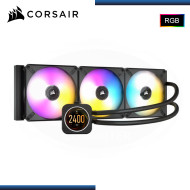 CORSAIR ICUE H170i ELITE LCD RGB BLACK REFRIGERACION LIQUIDO AMD/INTEL (PN:CW-9060063-WW)