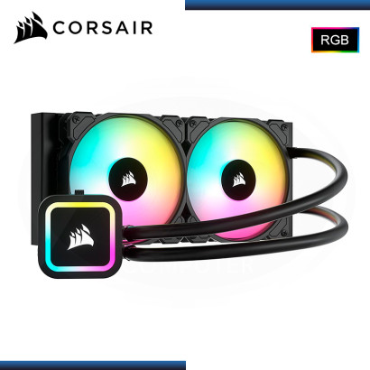 CORSAIR ICUE H100X RGB ELITE REFRIGERACION LIQUIDO AMD/INTEL (PN:CW-9060065-WW2)