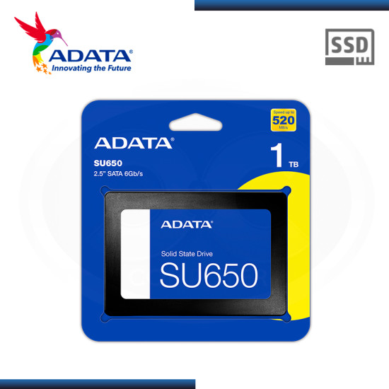 SSD 1TB ADATA ULTIMATE SU650 SATA 6GB/s FORMATO 2.5" (PN:ASU650SS-1TT-R)