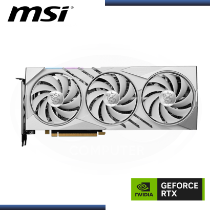 MSI GEFORCE RTX 4060Ti 16GB GDDR6 128BITS GAMING X SLIM WHITE (PN:912-V517-086)