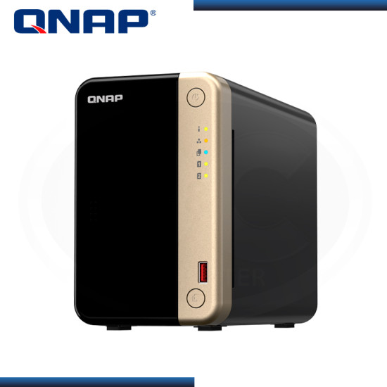 ALMACENAMIENTO NAS QNAP TS-264 CELERON N5095 2 BAHÍAS/MEMORIA 8GB RAM INTEGRADA (NO AMPLIABLE)