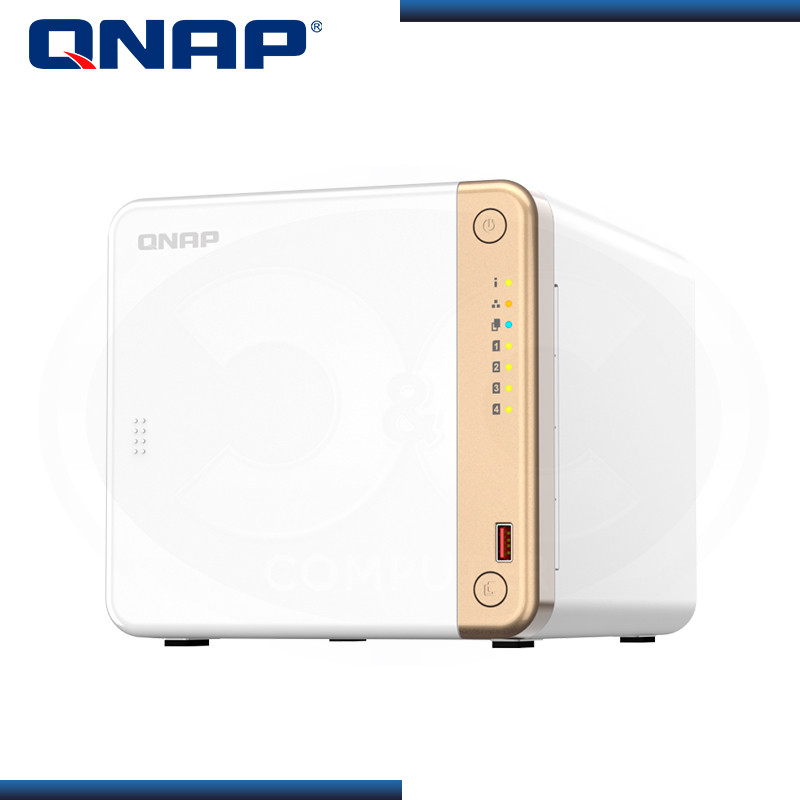 ALMACENAMIENTO NAS QNAP TS-462 CELERON N4505 4 BAHÍAS/MEMORIA 4GB RAM INTEGRADA (NO AMPLIABLE) HDMI RJ45