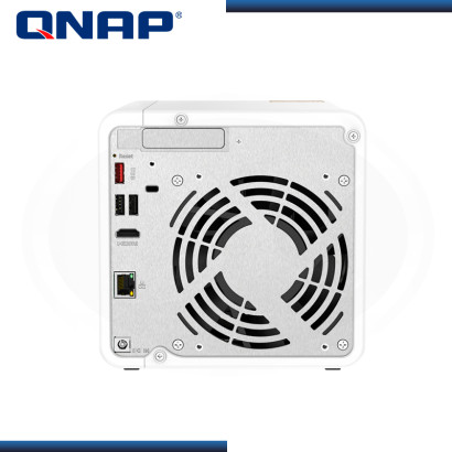 ALMACENAMIENTO NAS QNAP TS-462 CELERON N4505 4 BAHÍAS/MEMORIA 4GB RAM INTEGRADA (NO AMPLIABLE) HDMI RJ45