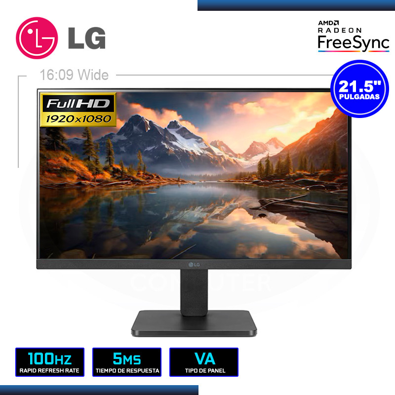 MONITOR LED 21.5" LG 22MR410 1920x1080 HDMI VGA 5MS/100Hz/FREESYNC