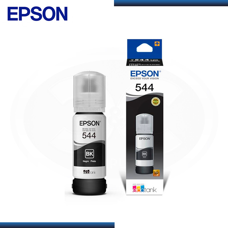 BOTELLA DE TINTA EPSON 544 NEGRO 65ML (PN:T544120)