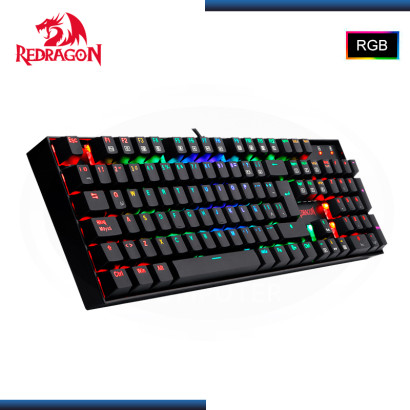 TECLADO REDRAGON MITRA K551 RGB MECANICO SWITCH BLUE BLACK ESPAÑOL (PN:K551RGB-1)