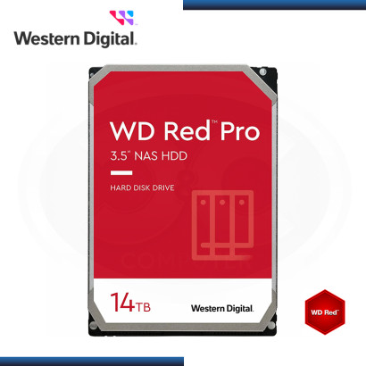 DISCO DURO 14TB WD RED PRO NAS WARE SATA 6GB/s (PN:WD142KFGX)
