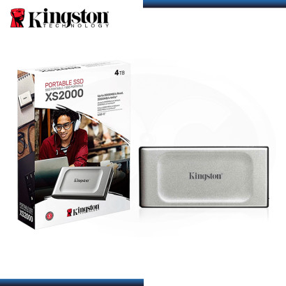 SSD 4TB EXTERNO KINGSTON XS2000 PORTABLE USB TIPO-C 3.2 (PN:SXS2000/4000G)