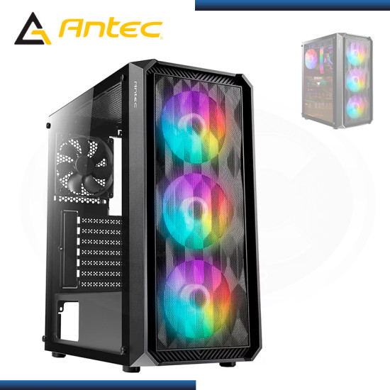 CASE ANTEC NX292 BLACK ARGB SIN FUENTE VIDRIO TEMPLADO USB3.0/USB 2.0 (PN:0-761345-81009-8)